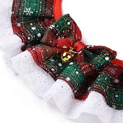 Cloth Pet's Christmas Lace Bandanas&nbsp;AJEW-D051-05G