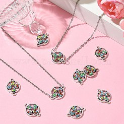 10Pcs Tibetan Style Alloy Connector Charms&nbsp;FIND-CJ0011-51