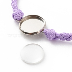 Adjustable Koran Waxed Polyester Cord Bracelets&nbsp;AJEW-JB01131-02