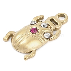 304 Stainless Steel Rhinestone Pendants&nbsp;STAS-L022-478G