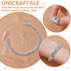 1 Bag Alloy Rhinestone Jewelry Sets&nbsp;SJEW-UN0001-27S