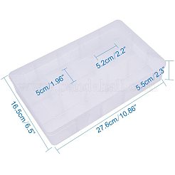 Rectangle Plastic Bead Storage Containers&nbsp;CON-PH0002-05