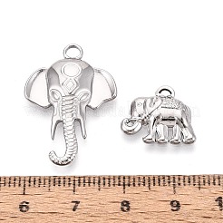 5Pcs 304 Stainless Steel Pendants&nbsp;STAS-T075-18P