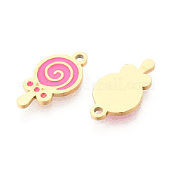 304 Stainless Steel Enamel Charms&nbsp;STAS-T065-59G-02