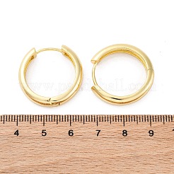 Brass Huggie Hoop Earrings&nbsp;EJEW-F260-01B-G
