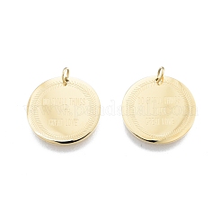 Ion Plating(IP) 304 Stainless Steel Pendants&nbsp;STAS-T060-37G