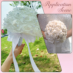 6Pcs Plastic & Lace Collar Bouquet Cuffs&nbsp;DIY-SP0005-47