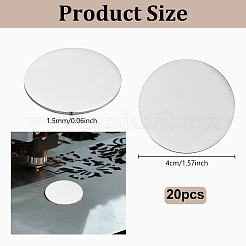 Stainless Steel Blank Sheets&nbsp;STAS-WH0044-117C