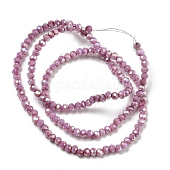 Opaque Baking Paint Glass Beads Strands&nbsp;DGLA-F002-03