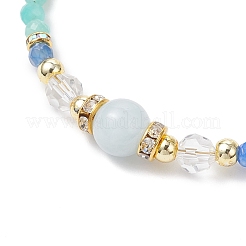 4Pcs Natural Mixed Gemstone Beaded Bracelets for Women&nbsp;BJEW-JB12557