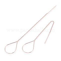 Brass Stud Earring Findings&nbsp;KK-S345-066RG