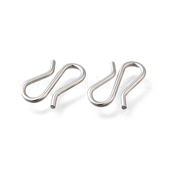 304 Stainless Steel S-Hook Clasps&nbsp;LS-STAS-U051-05P