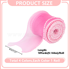 40Yards 4 Colors Polyester Wired Ribbon&nbsp;OCOR-HY0001-69