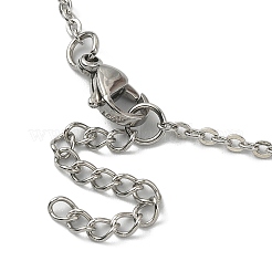 Tarnish Resistant 201 Stainless Steel Macrame Pouch Empty Stone Holder Necklace Making with 304 Stainless Steel Chains&nbsp;NJEW-JN04432-01
