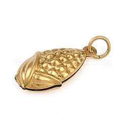 304 Stainless Steel Pendants&nbsp;STAS-P407-02A-G