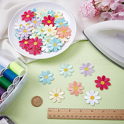 70Pcs 7 Colors Computerized Embroidery Cloth Iron on/Sew on Patches&nbsp;PATC-FG0003-36