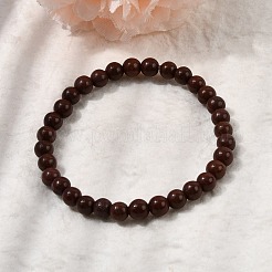 Natural Coffee Jasper Beads Bracelets&nbsp;BJEW-A153-01A