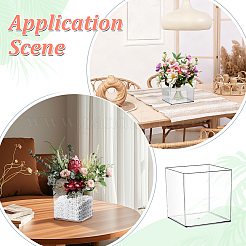 4Pcs Acrylic Vase Ornaments&nbsp;AJEW-GA0010-09