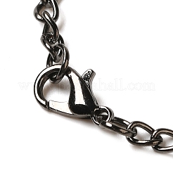 Alloy Glass Pendant Pocket Necklace&nbsp;WACH-S002-13B