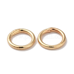 Brass Soldered Closed Jump Rings&nbsp;X-KK-G465-03G