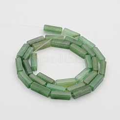 Natural Green Aventurine Cuboid Beads Strands&nbsp;G-N0153-12