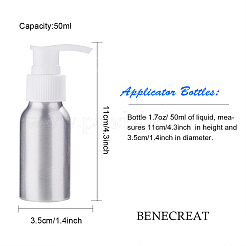 50ml Aluminium Lotion Pump Bottle&nbsp;LS-MRMJ-WH0037-11B-01