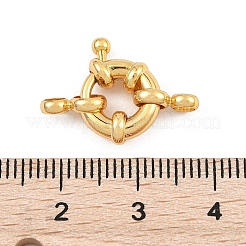 SHEGRACE Brass Spring Ring Clasps&nbsp;XGR0022G-44G