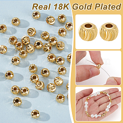 180Pcs Brass Spacer Beads&nbsp;KK-BC0014-23G