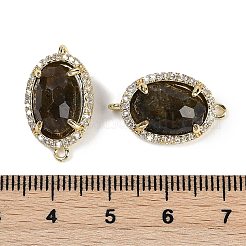 Natural Labradorite Faceted Oval Links&nbsp;G-B126-07G-04