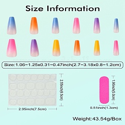 ABS Plastic Full Cover Press On False Nails&nbsp;DIY-CJC0006-14