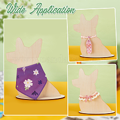 Wood Pet Bib Display Stands&nbsp;ODIS-WH0043-97B