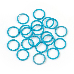 Spray Painted Iron Open Jump Rings&nbsp;LS-IFIN-F149-B02