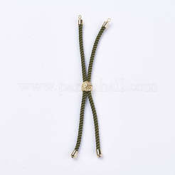 Nylon Twisted Cord Bracelet Making&nbsp;X-MAK-F018-15G-RS