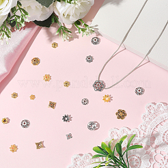 360Pcs 12 Styles Alloy Bead Caps&nbsp;FIND-PA0001-15