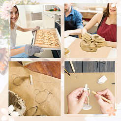 Double Silicone Coating Baking Paper&nbsp;LS-DIY-WH0297-09-09