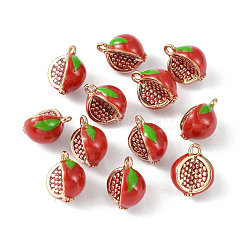 Brass Enamel Charms&nbsp;KK-G462-27LG