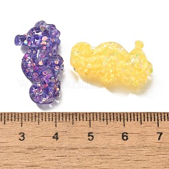 Transparent Marine Organism Resin Cabochons&nbsp;RESI-H035-05B
