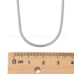 1.6MM 304 Stainless Steel Snake Chain Long Necklaces&nbsp;NJEW-A049-02P