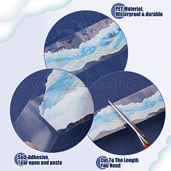 5 Rolls 5 Styles PET Self-Adhesive Stickers&nbsp;DIY-TA0014-38