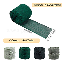 4 Rolls 4 Colors Polyester Ribbon&nbsp;OCOR-PH0002-73