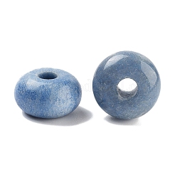 Dyed & Heated Natural Blue Aventurine European Beads&nbsp;G-C134-04D