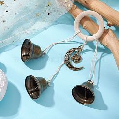 Iron Bell Pendant Decoration&nbsp;HJEW-JM02483