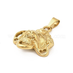 304 Stainless Steel Pendants&nbsp;STAS-P400-02B-G