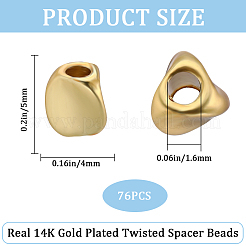 Matte Style Brass Beads&nbsp;KK-CN0002-69