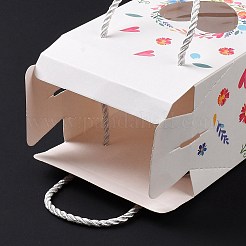 Rectangle Paper Gift Boxes with Handle Rope&nbsp;CON-B010-02A