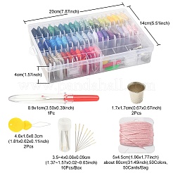 50 Colors Polyester Embroidery Threads Kits&nbsp;DIY-YW0002-05
