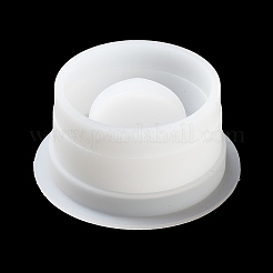 DIY Striped Round Candle Cup with Lid Silicone Molds&nbsp;DIY-G094-06B