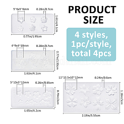 4Pcs 4 Styles 3D Silicone Molds&nbsp;MRMJ-FH0001-50