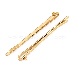 304 Stainless Steel Hair Bobby Pins Findings&nbsp;STAS-F329-02B-G