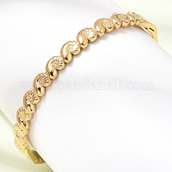 304 Stainless Steel Heart Hinged Cuff Bangles for Women&nbsp;SA-CBAF851-04G